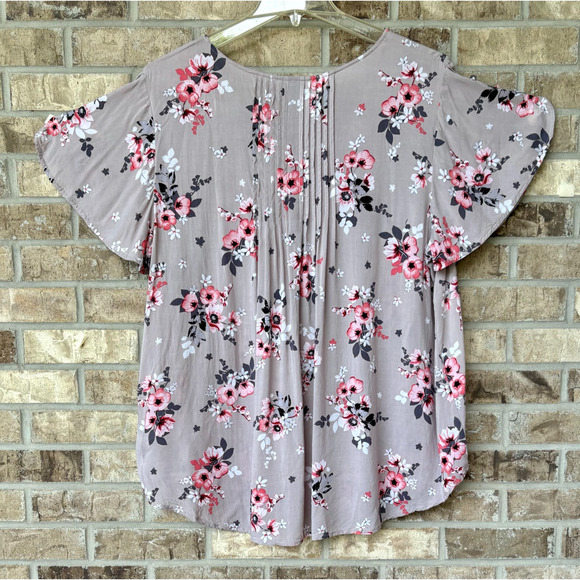 Torrid Floral Shirts Lot Womens Plus Size 3X 3 Sleeveless Tops Comfy Blouse - Picture 11 of 12